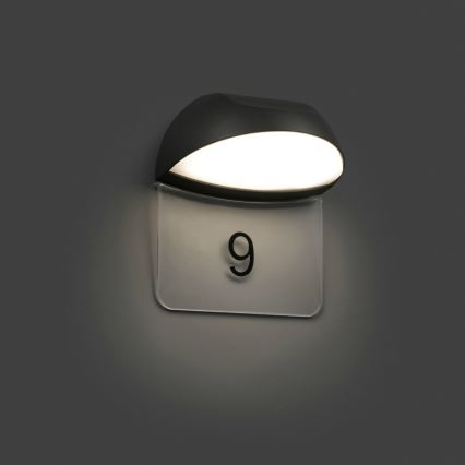 FARO 71197 - Зовнішній настінний світильник NUM LED/7W/230V IP54
