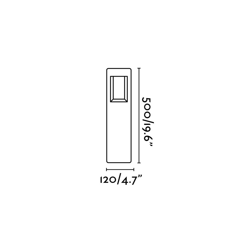 FARO 71199 - Вулична світлодіодна лампа NAYA LED/8W/230V IP54