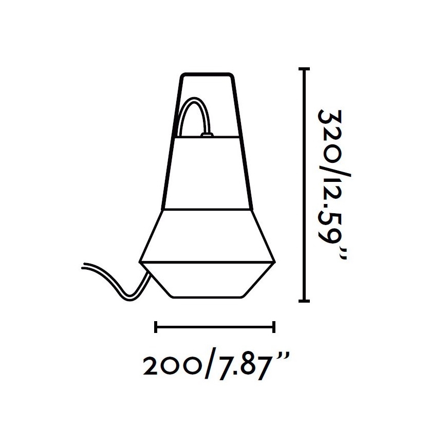 FARO 71562 - Зовнішній підвісний світильник CAT 1xE27/20W/230V IP54