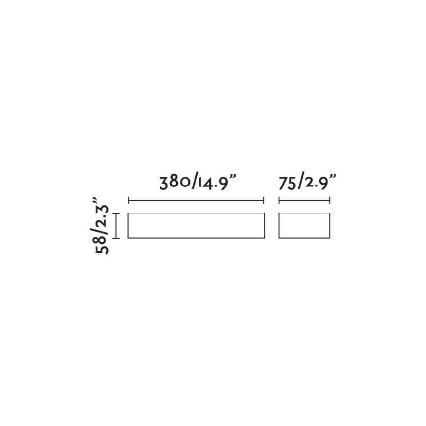 FARO 71903 - LED зовнішній настінний світильник DORO, 2×LED по 10 Вт, 230 В, IP65, білий