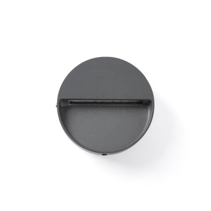 FARO 71960 - LED сходовий світильник DUNE LED/3W/230V 2200/2700/3200/4000K IP65 антрацитовий круглий