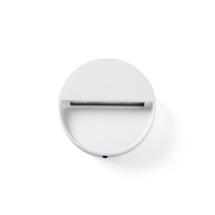 FARO 71961 - светодиодный лестничный светильник DUNE LED/3W/230V 2200/2700/3200/4000K IP65 белый круглый
