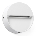 FARO 71961 - LED-світильник для сходів DUNE LED/3W/230V 2200/2700/3200/4000K IP65 білий круглий