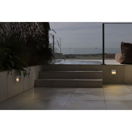 FARO 71964 - LED-светильник для лестницы DUNE LED/3W/230V 2200/2700/3200/4000K IP65 белый, квадратный