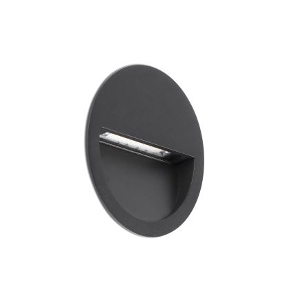 FARO 71969 - Вбудований LED‑світильник POMA LED/3W/230V 2200/2700/3200/4000K IP65 антрацит