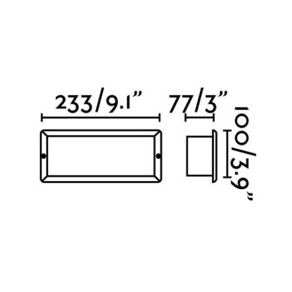 FARO 72092 - Светодиодный уличный подвесной потолочный светильник STRIPE-2 LED/5W/230V IP54