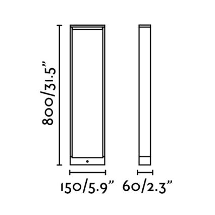 FARO 74452 - Вулична світлодіодна лампа ALP LED/6W/230V IP54