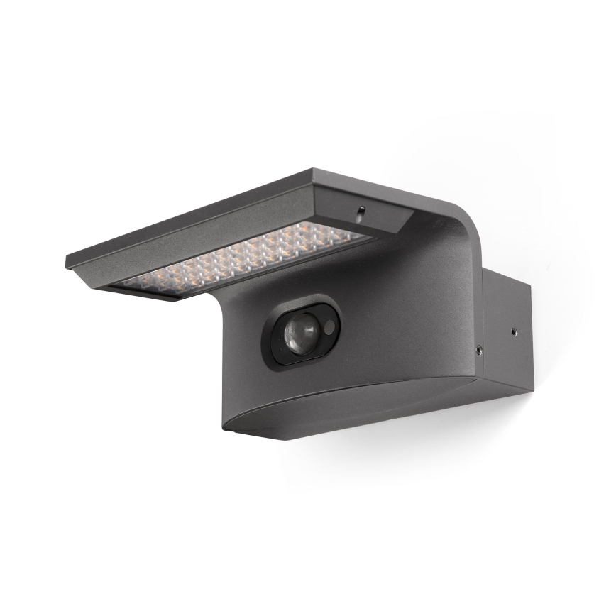 FARO 74456 - LED солнечный настенный светильник с датчиком LUMA LED/5W/3,7/230V IP65 антрацит