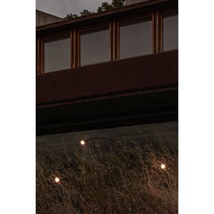 FARO 75562 - Вулична світлодіодна лампа CUCA LED/3W/24V 119,3 см IP65 антрацит