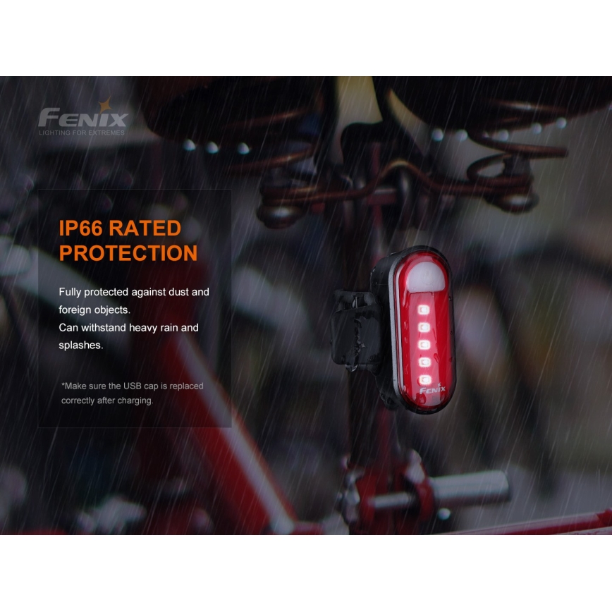 Fenix BC05RV20 - Акумуляторний LED велоліхтар LED/USB IP66
