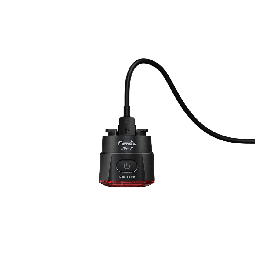 Fenix BC06R - LED Акумуляторна велосипедна мигалка з регулюванням яскравості LED/USB IP66 90 лм 24,5 год. 560 mAh