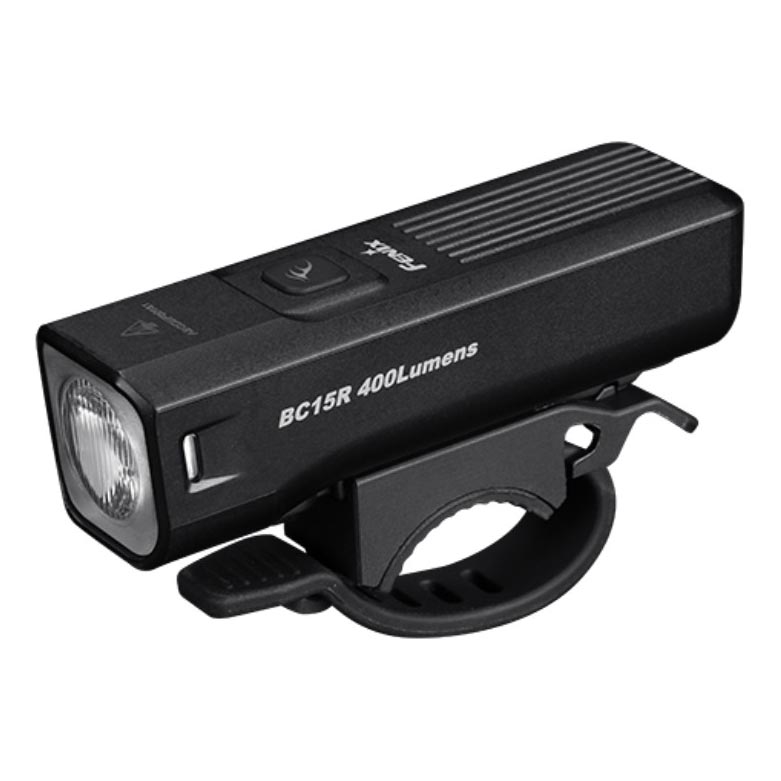 Fenix BC15R - LED Акумуляторний велосипедний ліхтар з регулюванням яскравості LED/USB IP66 400 лм 31,5 год. 2600 mAh
