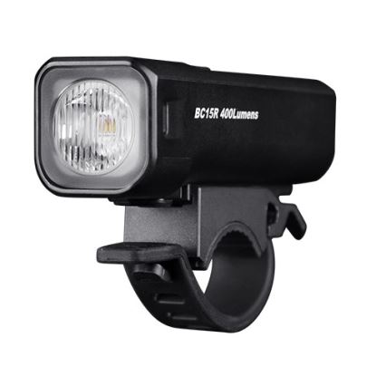 Fenix BC15R - LED Акумуляторний велосипедний ліхтар з регулюванням яскравості LED/USB IP66 400 лм 31,5 год. 2600 mAh