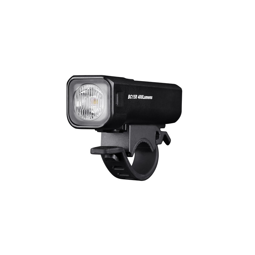 Fenix BC15R - Светодиодный аккумуляторный велосипедный фонарь с регулированием яркости LED/USB IP66 400 блестящий 31,5 ч 2600 mAh