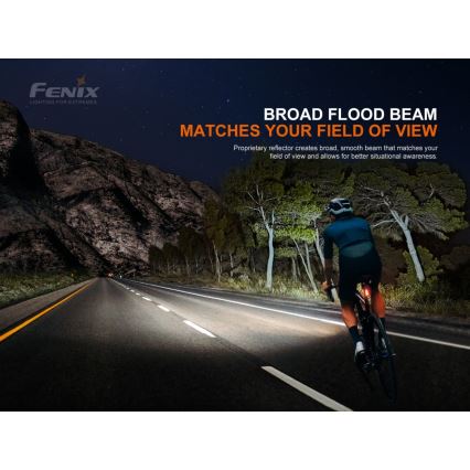Fenix BC21RV30 - Акумуляторний велосипедний LED ліхтар LED/USB IP68 1200 lm 33 год