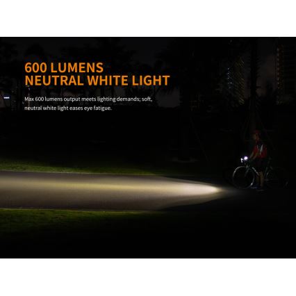 Fenix BC25R - Акумуляторний велосипедний LED ліхтар LED/USB IP66