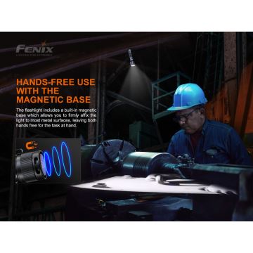 Fenix C7 - Светодиодный аккумуляторный налобный фонарик с регулированием яркости 1xLED/1x21700 IP68 3000 лм 68 ч
