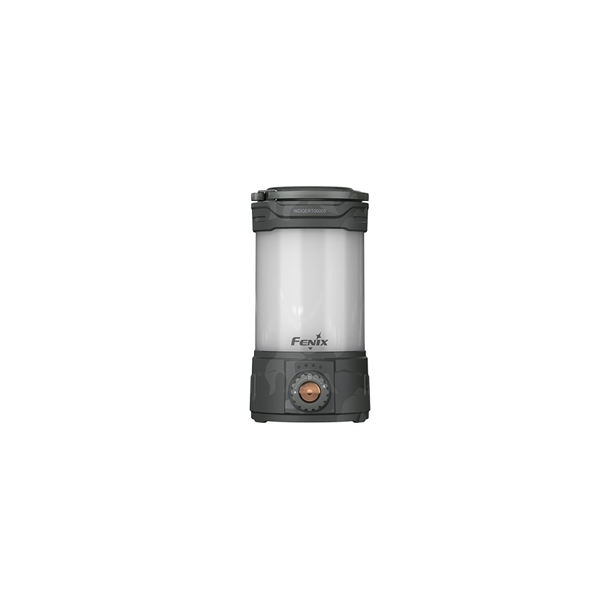 Fenix CL26RPROCAM - LED Портативна акумуляторна лампа з регулюванням яскравості LED/USB IP66 650 лм 408 год. 5000 mAh сірий