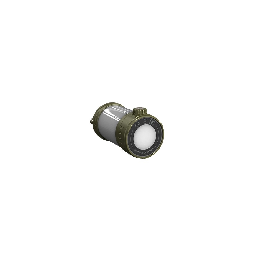 Fenix CL26RPROOLI - LED Портативна акумуляторна лампа з регулюванням яскравості LED/USB IP66 650 лм 408 год. 5000 mAh зелений