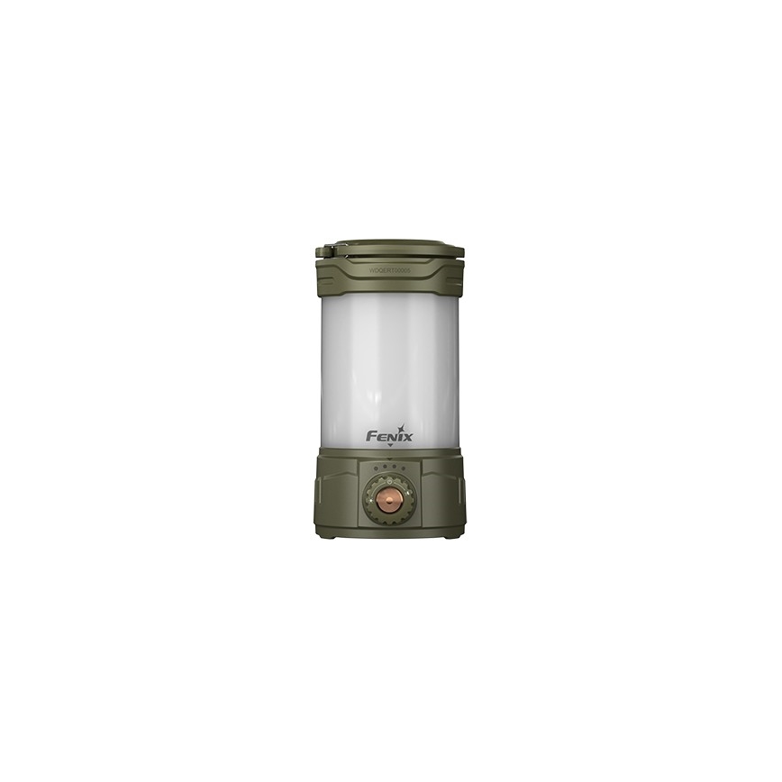 Fenix CL26RPROOLI - Светодиодная портативная аккумуляторная лампа с регулированием яркости LED/USB IP66 650 блестящий 408 ч 5000 mAh зеленый