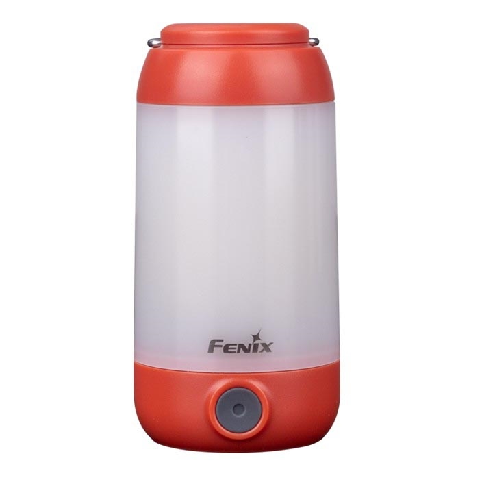 Fenix CL26RRED - LED Портативна акумуляторна лампа з регулюванням яскравості LED/USB/2xCR123A IP66 400 лм 400 год. 2600 mAh помаранчевий