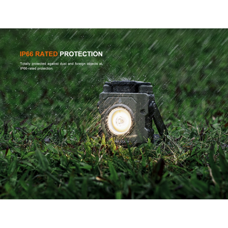 Fenix CL27RGRE - LED Акумуляторний світильник з регулюванням яскравості LED/USB IP66 1600 лм 285 год. 5000 mAh