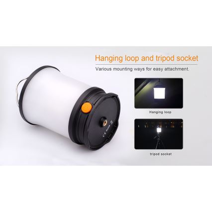 Fenix CL30R - Світлодіодна портативна акумуляторна лампа LED/USB/6xCR123A IPX7 650 лм 300 год. 2600 mAh