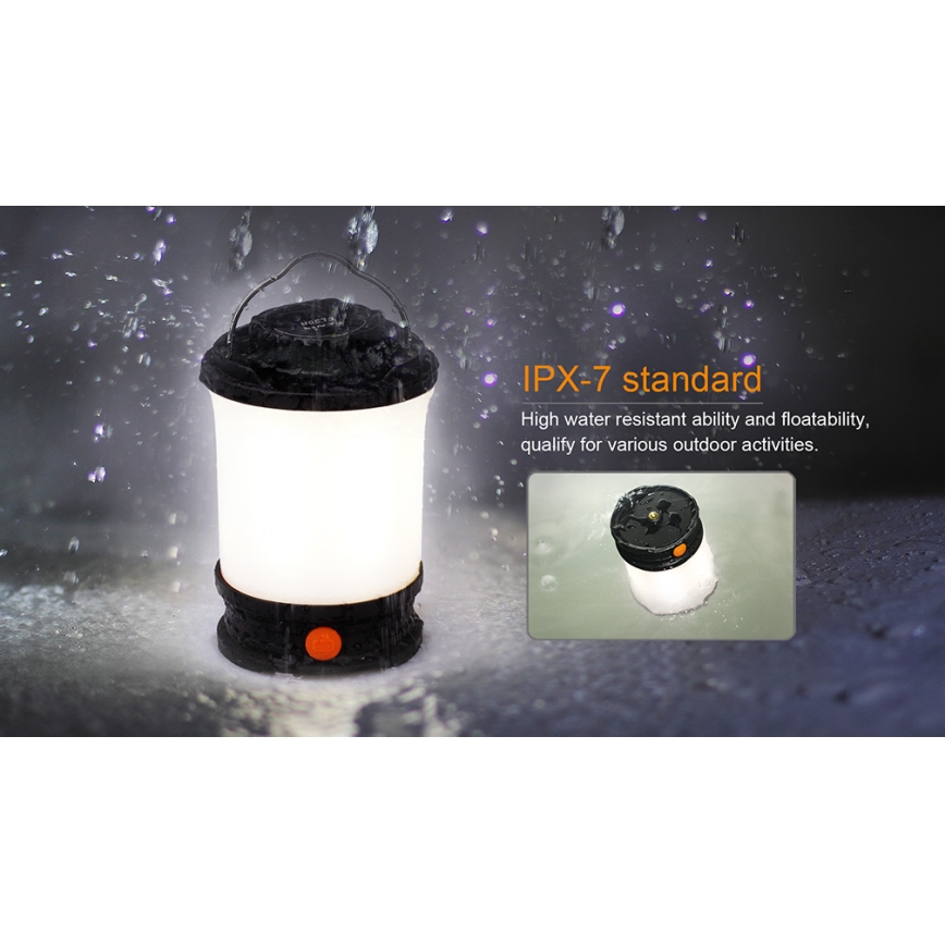 Fenix CL30R - Світлодіодна портативна акумуляторна лампа LED/USB/6xCR123A IPX7 650 лм 300 год. 2600 mAh