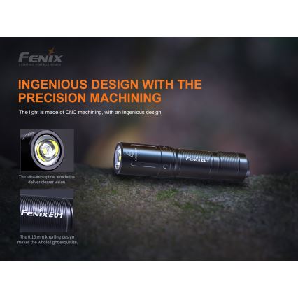 Fenix E01V20BLC - Светодиодный фонарь LED/1xAAA IP68