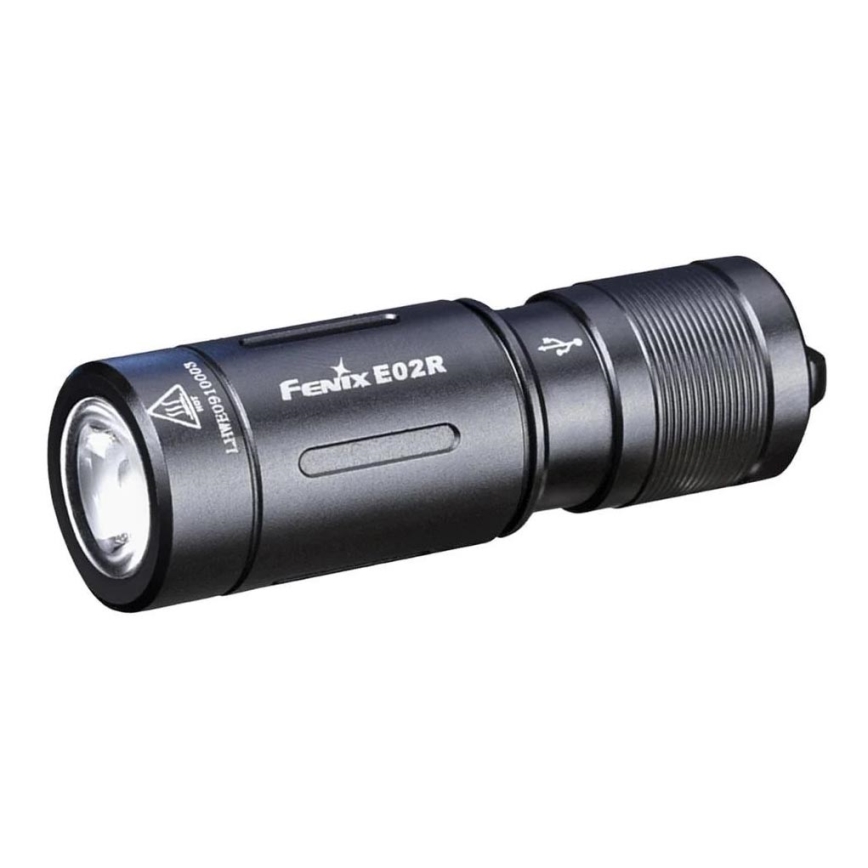 Fenix E02RBLC - Светодиодный аккумуляторный фонарик LED/USB IP68 200 лм 6,5 ч
