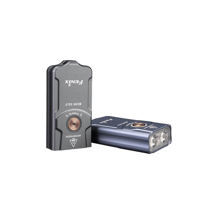 Fenix E03RV20BLU - Світлодіодний акумуляторний ліхтарик LED/USB IP66 500 лм 30 год. 400 mAh