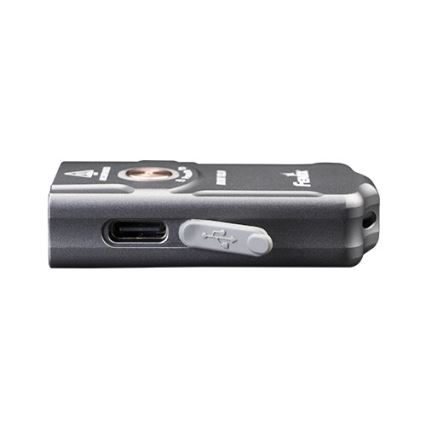 Fenix E03RV20GREY - Светодиодный аккумуляторный фонарь LED/USB IP66 500 лм 30 ч 400 mAh