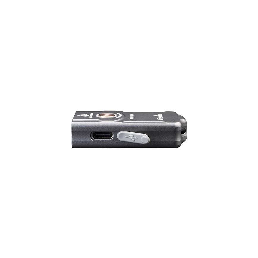 Fenix E03RV20GREY - Светодиодный аккумуляторный фонарь LED/USB IP66 500 лм 30 ч 400 mAh