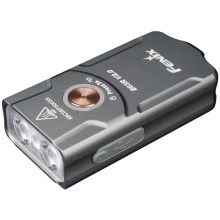 Fenix E03RV20GREY - Светодиодный аккумуляторный фонарик LED/USB IP66 500 лм 30 ч