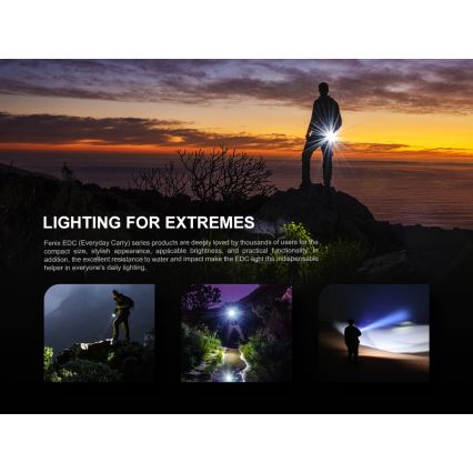 Fenix E05RBLC - Светодиодный аккумуляторный фонарь LED/USB IP68