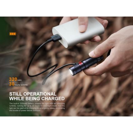 Fenix E05RBLC - Светодиодный аккумуляторный фонарь LED/USB IP68