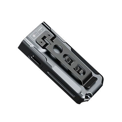 Fenix E06RGRY - LED Акумуляторний ліхтарик з регулюванням яскравості UV LED/USB IP66 700 лм 60 год. 750 mAh сірий