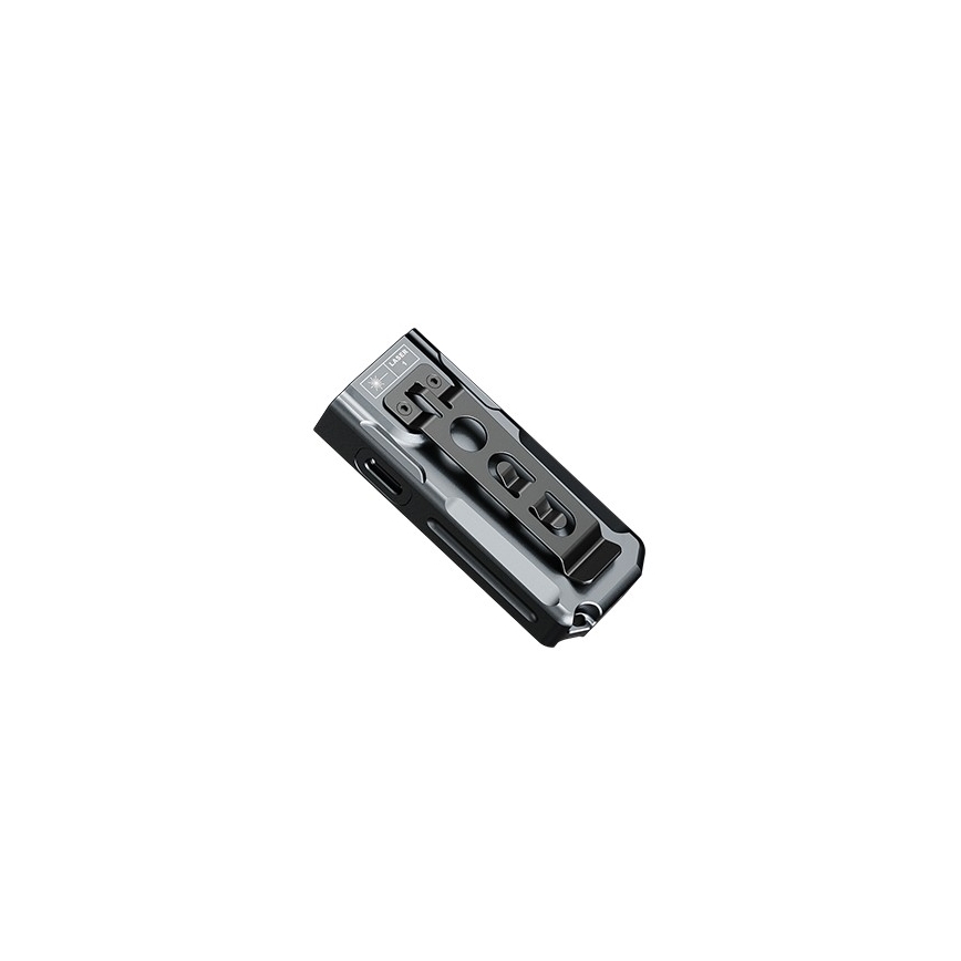 Fenix E06RGRY - LED Акумуляторний ліхтарик з регулюванням яскравості UV LED/USB IP66 700 лм 60 год. 750 mAh сірий