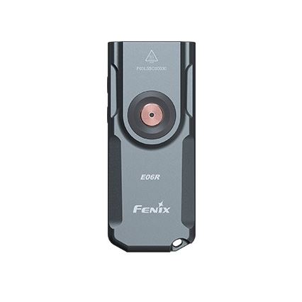 Fenix E06RGRY - LED Акумуляторний ліхтарик з регулюванням яскравості UV LED/USB IP66 700 лм 60 год. 750 mAh сірий