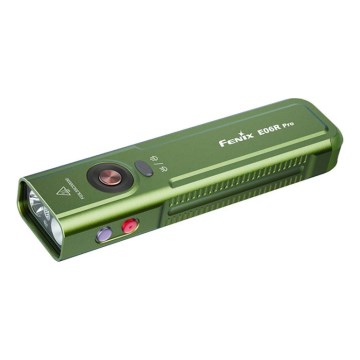 Fenix E06RPROEUOLI - затемнюваний перезаряджуваний LED-ліхтар LED/USB 1650 mAh IP66 1600 lm 111 h зелений