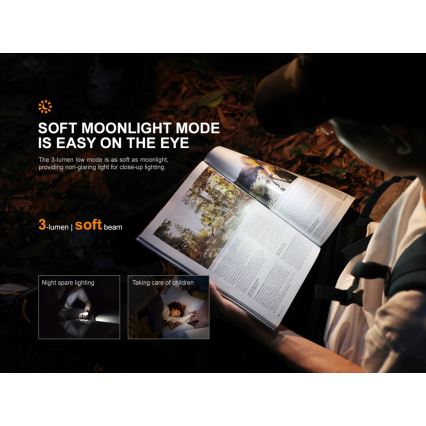 Fenix E09R - Светодиодный аккумуляторный фонарь LED/USB IP68