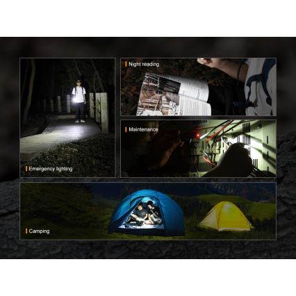 Fenix E09R - Светодиодный аккумуляторный фонарь LED/USB IP68