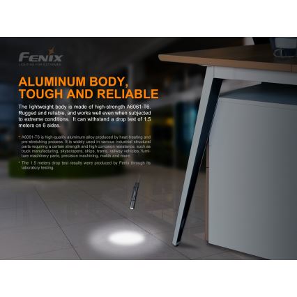 Fenix E20V20 - Светодиодный фонарь LED/2xAA IP68