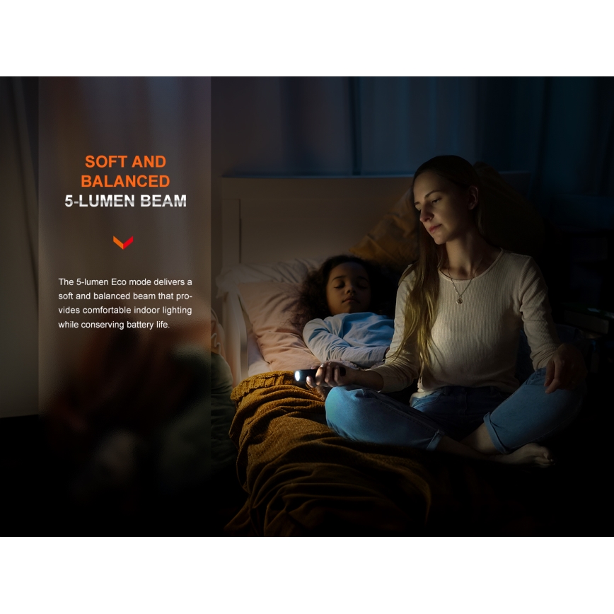 Fenix E28RV20 - LED Акумуляторний ліхтарик з регулюванням яскравості LED/USB/2xCR123A IP68 1700 лм 260 год. 3400 mAh