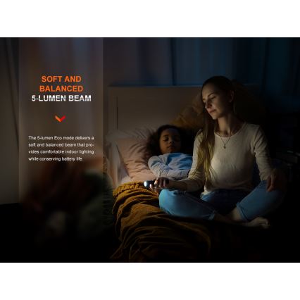 Fenix E28RV20 - Светодиодный аккумуляторный фонарь с регулированием яркости LED/USB/2xCR123A IP68 1700 блестящий 260 ч 3400 mAh