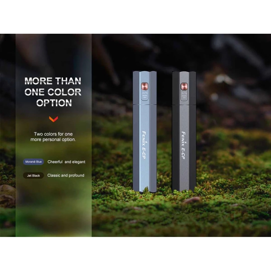 Fenix ECPBLCK - Світлодіодний акумуляторний ліхтарик з універсальною мобільною батареєю USB IP68 1600 лм 504 год. 5000 mAh чорний