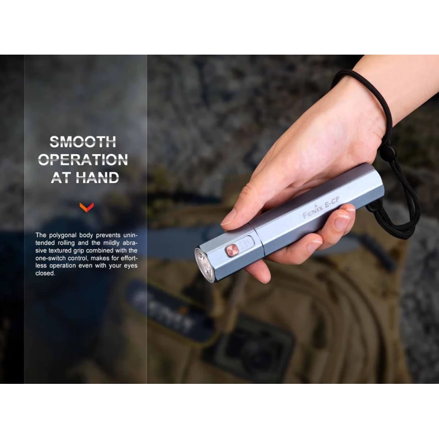 Fenix ECPBLUE - Світлодіодний акумуляторний ліхтарик з універсальною мобільною батареєю USB IP68 1600 лм 504 год. 5000 mAh синій