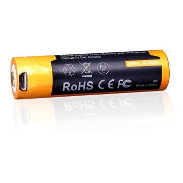 Fenix FE18650LI26USB - перезаряжаемый аккумулятор с USB-портом, 3,6 В, 2600 мА·ч, 1 шт.