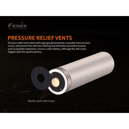 Fenix FE21700V20 - 1 шт. Перезаряжаемый аккумулятор 21700/3,6 В 5000 мА·ч