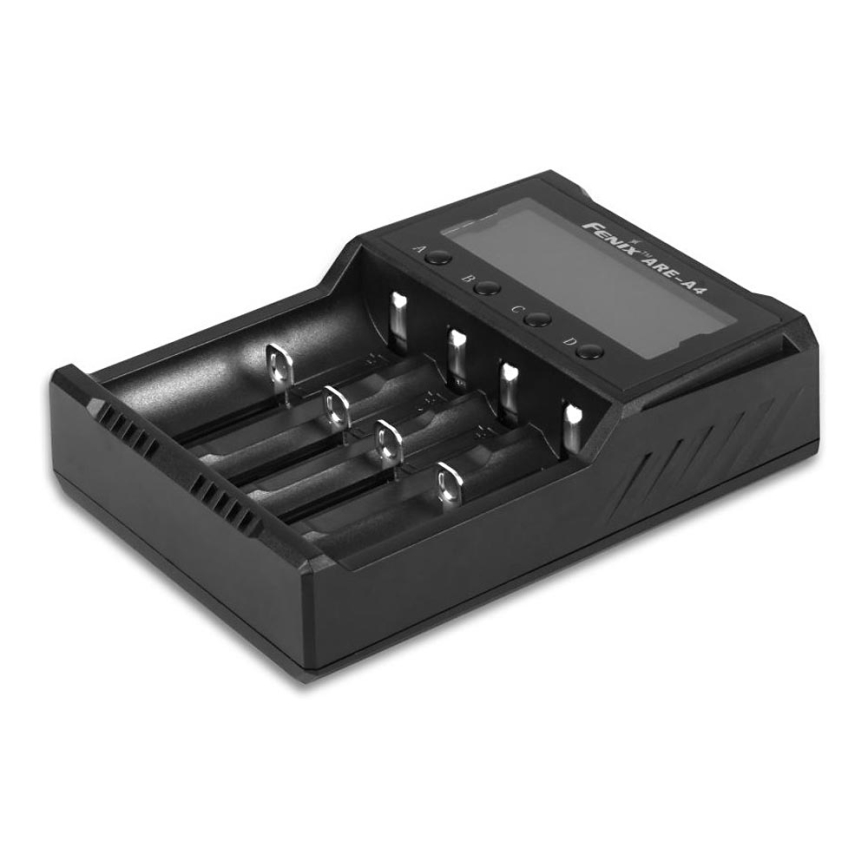 Fenix FENAREA4 - Зарядний пристрій 4xLi-ion/AAA/AA/C 5V